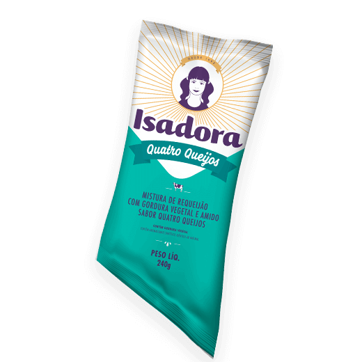 Requeijão Isadora 4queijos 240g Requeijão Isadora 4queijos 240g
